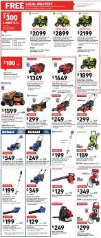 Finding the perfect lawn mower for your needs involves a bunch of considerations, from size and type to quality and comfort. Lowe S Flyer 05 23 2019 05 29 2019 Page 6 Weekly Ads