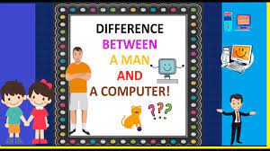 'men' is the plural of 'man'. Difference Between Man And Computer This Fight Will Go On Youtube