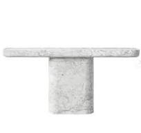 MID Century Entry/Foyer Table Natural Travertine Console Table Design