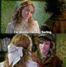 Eu Sou Wendy Wendy Darling Tive Medo De Rolar Romance Entre Esses Dois Mesmo Que Nao Tenha Rolado Teve Gente Que Sh Once Upon A Time Ouat Captain Swan