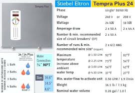 Electric Tankless Water Heater Comparison Chart Eventize Co