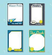 Maybe you would like to learn more about one of these? Water Polo Trading Card Picture Frames Royalty Free Cliparts Vectors And Stock Illustration Image 14000228