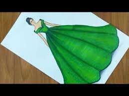 And i do own a couple of more elegant skirts for office purposes. Dress Drawing On A Girl Fashion Illustration Drawing Step By Step Youtube