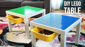 Easy Diy Ikea Lego Table With Storage Youtube Ikea Diy Lego Table With Storage Lego Table Ikea