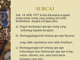  akta acara kewangan 1957; Pengurusan Kewangan