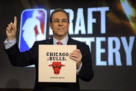 These tables show the percent chance to end up with each pick after the lottery. May 20 2008 With A 1 7 Chance Bulls Win The Nba Draft Lottery Chicago Tribune