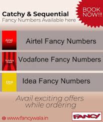 Looking For Catchy And Sequential Fancy Numbers From Major Telecom Operators Like Airtel Vodafone And Idea You Just Need To Ge Fancy Numbers Fancy How To Get