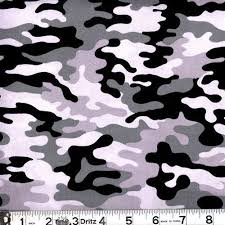 Black And White Camouflage Pattern Kickin Camo Black Grey White Camouflage Cotton Fabric By The Yard How To Paint Camo Camo Black And Grey