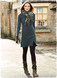 Pin By Jenny Veruchi On Casual Winter Dress Outfits Dresses With Leggings Fashion