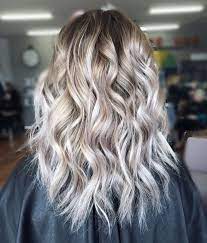 Shag Hairstyle With White Highlights Covering Gray Hair Grey White Hair Hair Styles