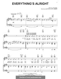 Everything S Alright Jesus Christ Superstar By A L Webber On Musicaneo