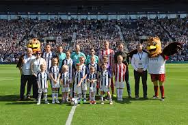 West brom's new sponsor have really made their presence felt on matchdays. West Brom Mascots Calgary Blizzard Soccer Club