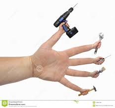 Many Hands Make Light Work Stock Photo Image Of Metaphor Drill 14852128