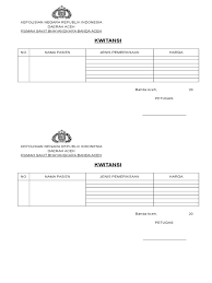 Apakah rumah sakit rumah sakit umum mempunyai misi kesehatan? Kwitansi Lab Pdf