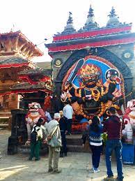 The Mighty Kaal Bhairav Temple In Kathmandu Durbar Square Durbar Square Kathmandu Kaal Bhairav