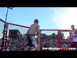 Brandon Kloss Wins (Fight #4) 2010 MMA Event at Mineral City Speedway in  Fort Dodge