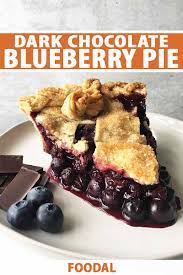 Easy Dark Chocolate Blueberry Pie Recipe Foodal