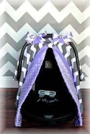 Minky Carseat Canopy Car Seat Cover Lavender Car Seats Baby Car Seats Baby