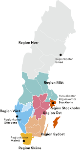 It is sweden's cultural, political. Regioner