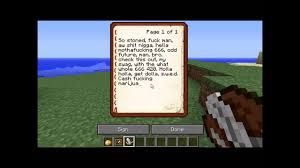 The written book is obtained when book and quill is signed. How I Write A Book In Minecraft Youtube