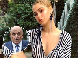 In late july, rudy giuliani went to the mark hotel for what he believed was a legitimate interview about how the trump administration has handled the scene stars newcomer actress maria bakalova, who plays borat's daughter tutar sagdiyev, as she's interviewing giuliani as a conservative journalist. Borat Actress Maria Bakalova Breaks Silence On Rudy Giuliani Scene