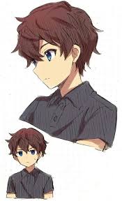 Boys going with the long. Brown Curly Hair Drawing Shefalitayal