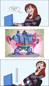 Post 1398647: Enercell Friendship_is_Magic Lauren_Faust My_Little_Pony  Pinkie_Pie Space_Marine_Dreadnought Warhammer_40K