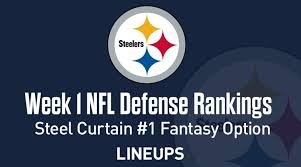 Nfl home live stats weekly rankings lineup generator dfs content premium content free content tools nfl reports covid update blog player news teams 2020 rankings positional previews. Week 1 Nfl Defense Def Fantasy Football Rankings Pittsburgh S Steel Curtain Tops The Charts