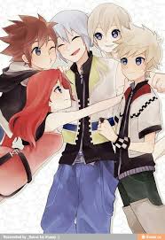 Kingdom hearts is a crossover of various disney settings based in a universe made specifically for. Kingdom Hearts Kairi Sora Riku Namine And Roxas Kingdom Hearts Worlds Kingdom Hearts Kingdom Hearts Kairi