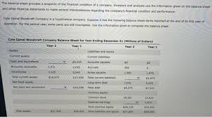 Use the information given to complete thebalance sheets for blue hamster manufacturing. Solved The Balance Sheet Provides A Snapshot Of The Finan Chegg Com