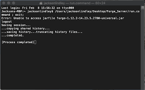 I've written this minecraft server update script on my macos catalina, and thus have tested it to work on macos. Error Unable To Access Jarfile Mac 1 12 2 Support Bug Reports Forge Forums