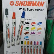 Jual Spidol Snowman White Board 1 Dus Isi 12 Jakarta Selatan Haikalstationery Tokopedia