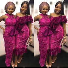 2019 Latest Aso Ebi Wears For Women Vinci S Journal African Lace Dresses African Fashion Lace Dress Styles