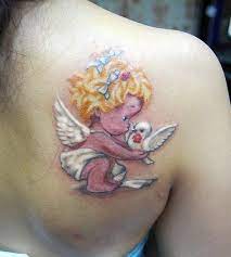 The manga angel drawing is a wonderful tattoo design for any person. Image Result For Cartoon Angel Tattoos Cherub Tattoo Cherub Tattoo Designs Memorial Tattoos