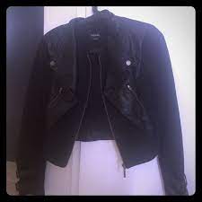 Size Xs Bebe Faux Leather Jacket Faux Leather Jackets Jackets Leather Jacket