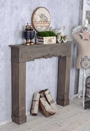 Kaminkonsole Antik Kamin Holzkamin Shabby Chic Dekokamin Holz Palazzo Exklusiv Faux Fireplace Diy Diy Fireplace Christmas Apartment