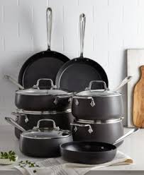 All Clad Hard Anodized 13 Pc Cookware Set Macys Com Cookware Set Induction Cookware Cookware Sets