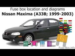 The 2006 nissan maxima air conditioning fuse can be found in the fuse box. Fuse Box Location And Diagrams Nissan Maxima A33b 1999 2003 Youtube