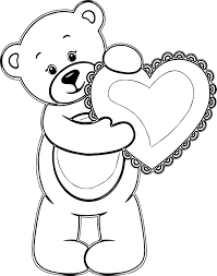 You can use our amazing online tool to color and edit the following teddy bear with heart coloring pages. Awesome Girl Bear Heart Coloring Page Teddy Bear Coloring Pages Heart Coloring Pages Bear Coloring Pages