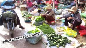 Tram Khnar Market In Takeo Province 02 Farmers Rural Products Market Takeo Province Farmer Rural