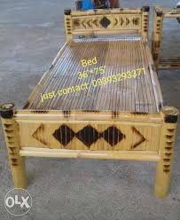 Please note the mattress is not included in the delivery. Bamboo Bed We Use Thick Or Guod Furniture Home Living Furniture Bed Frames Mattresses On Carousell