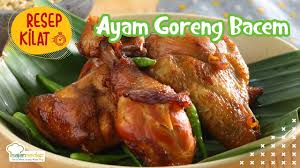 Menikmati ayam bumbu bacem bersama keluarga. Resep Ayam Goreng Bacem Yang Gurih Manis Buat Makan Siang Youtube