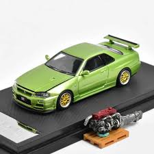Diecast Model Arabalar Coolart CA 1 64 GTR R34 Kalıplı Model Araba D240527  Yi TL1,135.48 | DHgate
