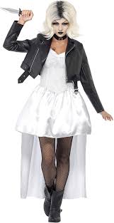 These costumes are popular with horror movie fans and zombie fans. Amazon Com Bride Of Chucky Costume Size M Smiffys Toys Games