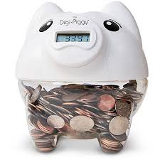 The perfect dumping place for the useless coins we have in our pockets the moment we reach home. Digi Piggy Digital Piggy Bank Best For Ages 5 To 12