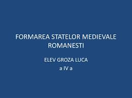 Constituirea statelor medievale romanesti a decurs in cateva etape: Ppt Formarea Statelor Medievale Romanesti Powerpoint Presentation Free Download Id 5102132