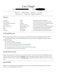 design your theatrical resume by ldaigle3