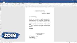 Como Hacer Una Carta De Recomendacion Personal En Word Cartas De Recomendacion Formato De Carta Cartas