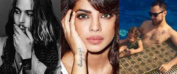 The tattoo of the star represents bravery and a good direction in life. The Most Famous Celebrity Tattoos In The World Lifestyle
