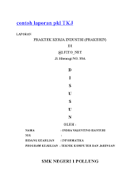 Doc Contoh Laporan Pkl Tkj Smk Negeri 1 Pollung Anisa Qurnieawatii Academia Edu
